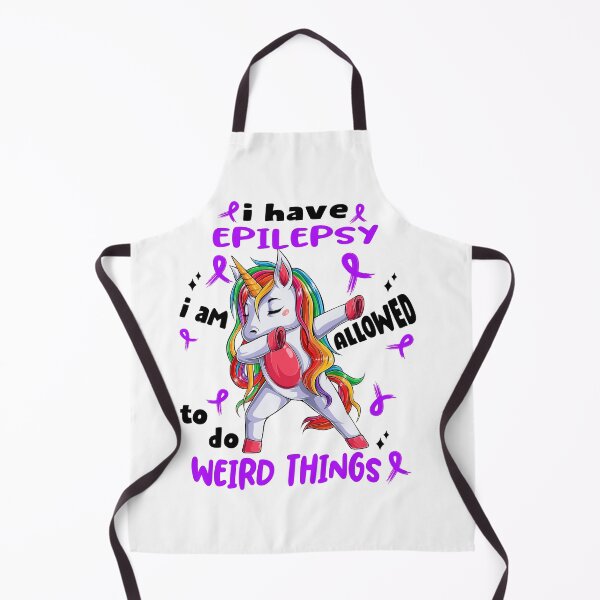Item preview, Epilepsy Awareness Funny I have Epilepsy i'm allowed to do Weird Things! designed and sold by JanetShop809.