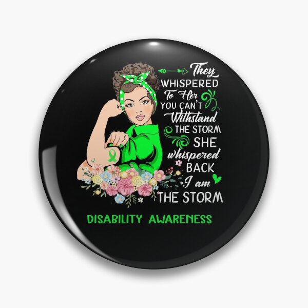 Item preview, I Am The Storm Disability Awareness designed and sold by Brad-FI.