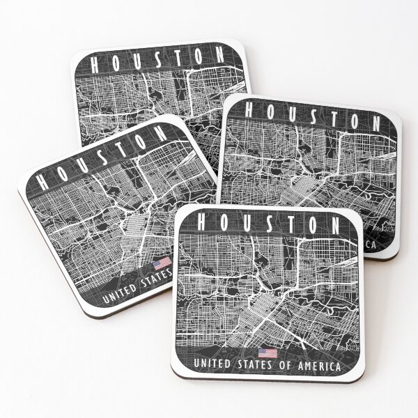 Item preview, HOUSTON MAP USA designed and sold by hatimelhag.