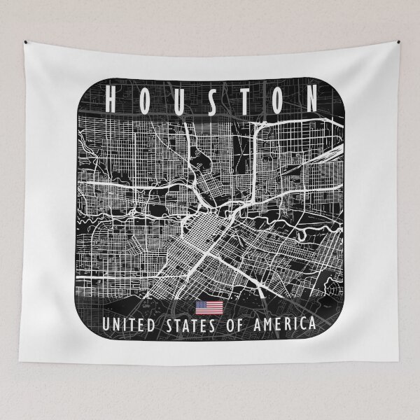 Item preview, HOUSTON MAP USA designed and sold by hatimelhag.