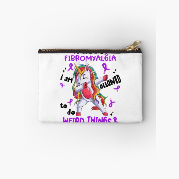 Item preview, Fibromyalgia Awareness Funny I have Fibromyalgia i'm allowed to do Weird Things! designed and sold by JanetShop809.