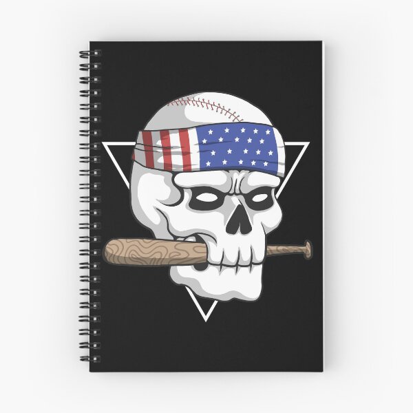Item preview, Baseball and batt skull designed and sold by LinconZ.