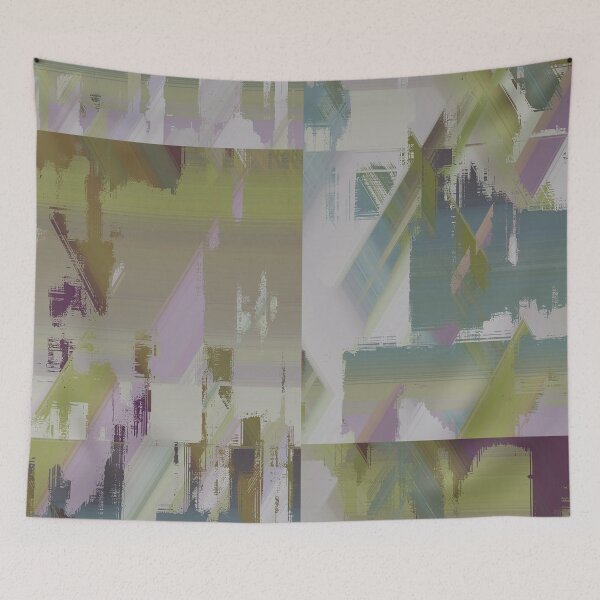 Item preview, Abstract Design 32: Green,Teal, Blue, Grey, Pink and Wine designed and sold by CoCDesigns.