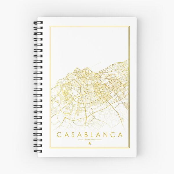 Item preview, Map Of Casablanca - Moroccan City  designed and sold by feether-store.