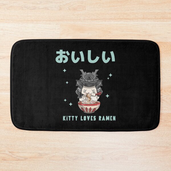 Item preview, Samurai Kitty Loves Ramen- Ramen Life Tastes Great! designed and sold by Red-ElYoubi.