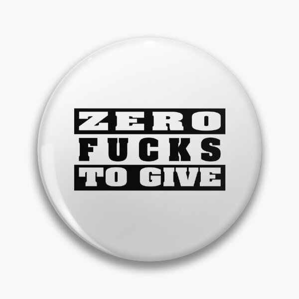 Item preview, Zero Fucks To Give Essential Sticker designed and sold by SW33TSP0T.
