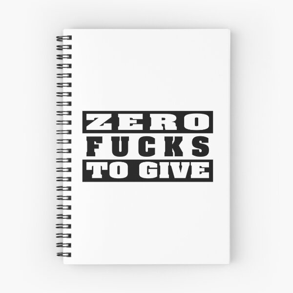 Item preview, Zero Fucks To Give Essential Sticker designed and sold by SW33TSP0T.