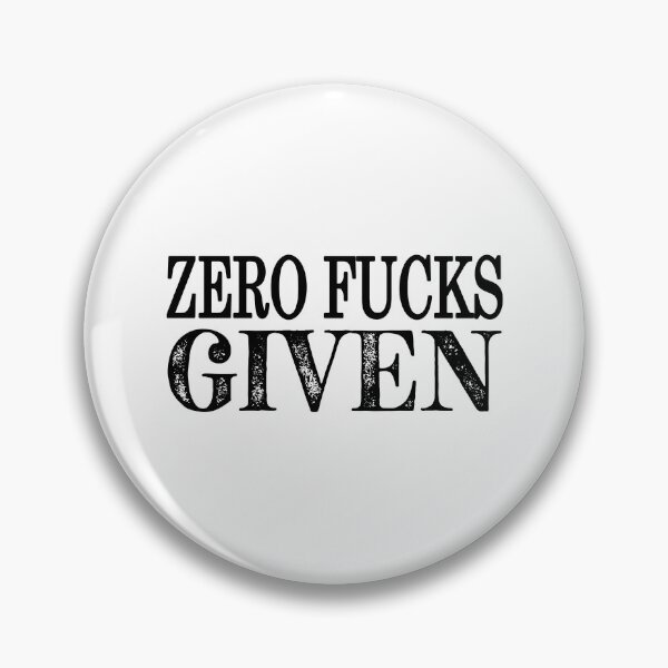 Item preview, Zero Fucks Given Essential Sticker designed and sold by SW33TSP0T.
