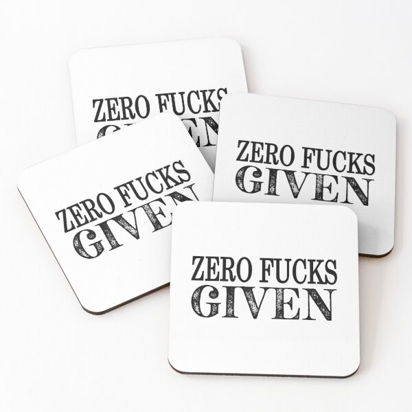 Item preview, Zero Fucks Given Essential Sticker designed and sold by SW33TSP0T.