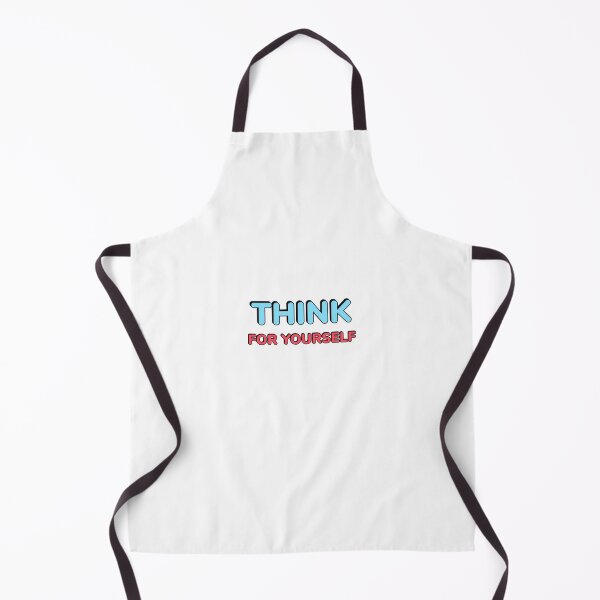 Item preview, THINK FOR YOURSELF red and blue designed and sold by Inspirationmotivation.
