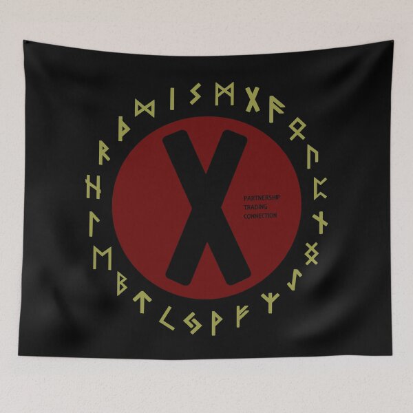 Item preview, Red Gebo Elder Futhark Rune Symbols designed and sold by Depic Spirit.