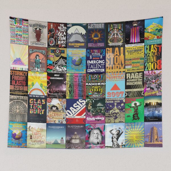 Item preview, Glastonbury Festival designed and sold by Montage-Madness.
