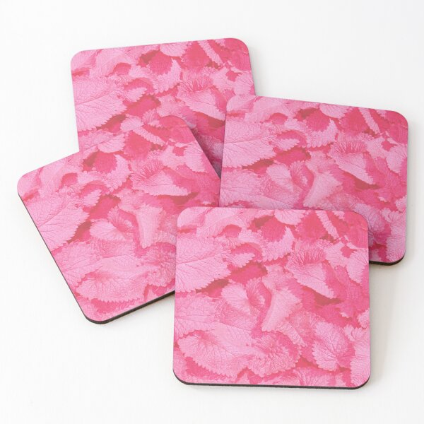 Item preview,  The texture of the pink leaves  and text "I love pink" designed and sold by IraNiva.