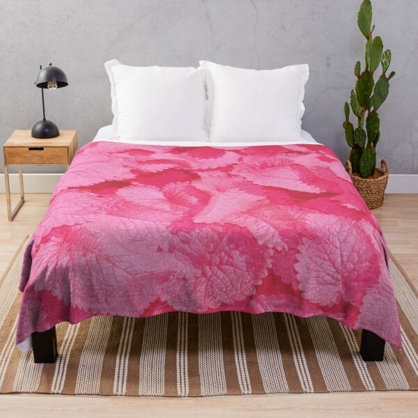 Item preview,  The texture of the pink leaves  and text "I love pink" designed and sold by IraNiva.