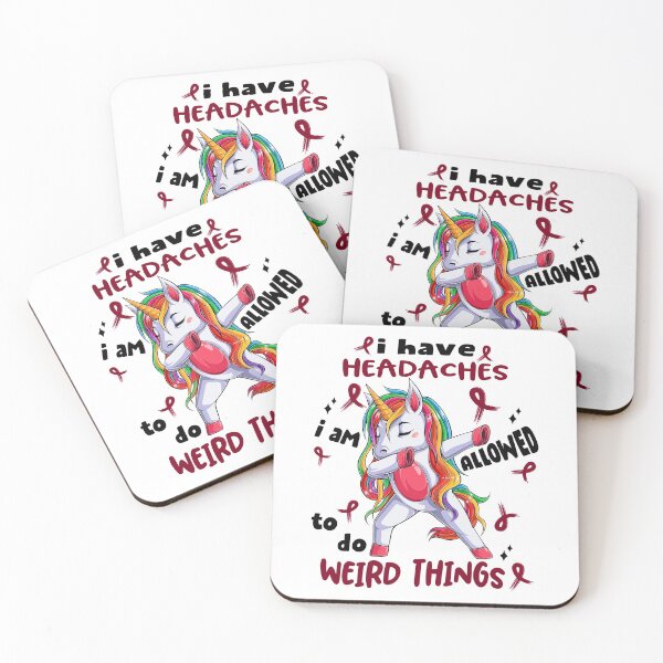 Item preview, Headaches Awareness Funny I have Headaches i'm allowed to do Weird Things! designed and sold by JanetShop809.