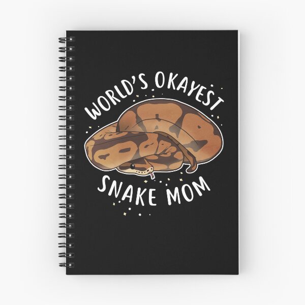 Item preview, World's Okayest Snake Mom designed and sold by Clara Hollins.