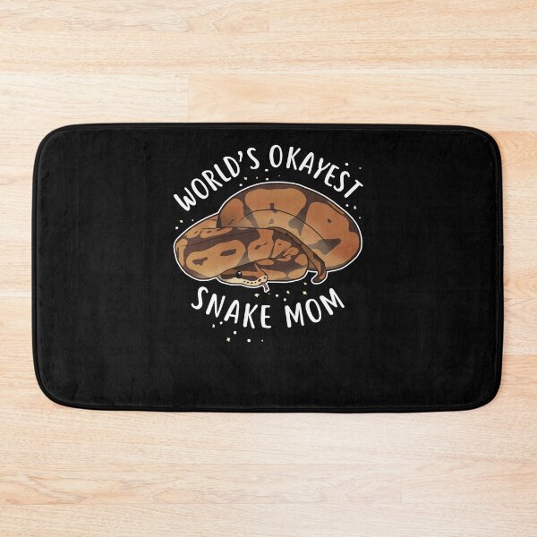 Item preview, World's Okayest Snake Mom designed and sold by Clara Hollins.