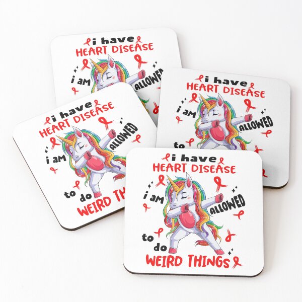 Item preview, Heart Disease Awareness Funny I have Heart Disease i'm allowed to do Weird Things! designed and sold by JanetShop809.