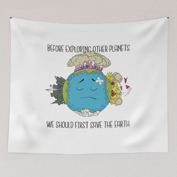 Item preview, Earth problems , save earth our planet designed and sold by TRIBExSPACE.