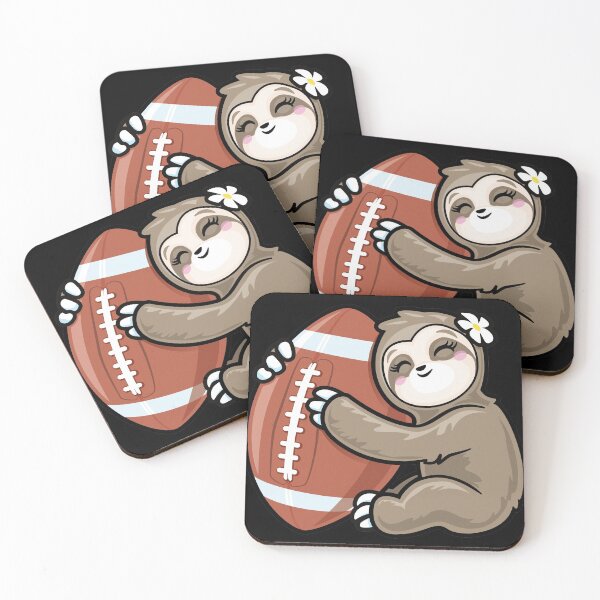 Item preview, Sloth Girls Hugging Americans football designed and sold by pablomendoza.