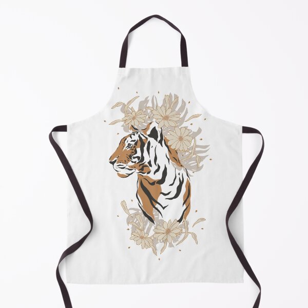 Item preview, Jungle Flowers Royal Tiger designed and sold by TheWildFlix.