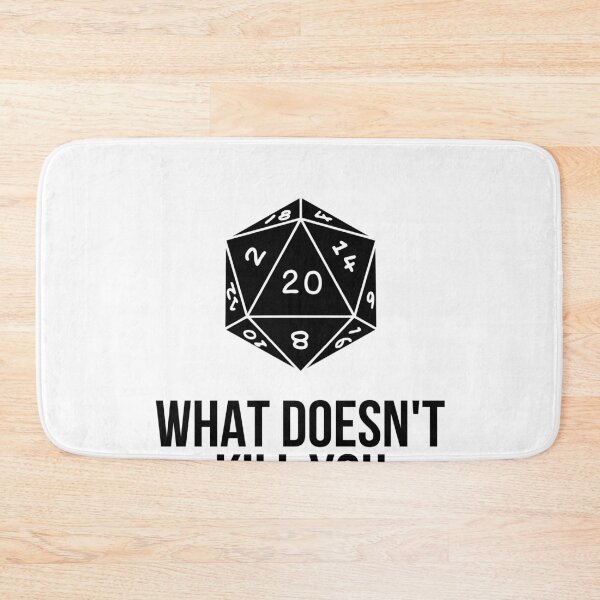 Item preview,  DnD - What Doesn't Kills you Gives you XP designed and sold by TeeKit.