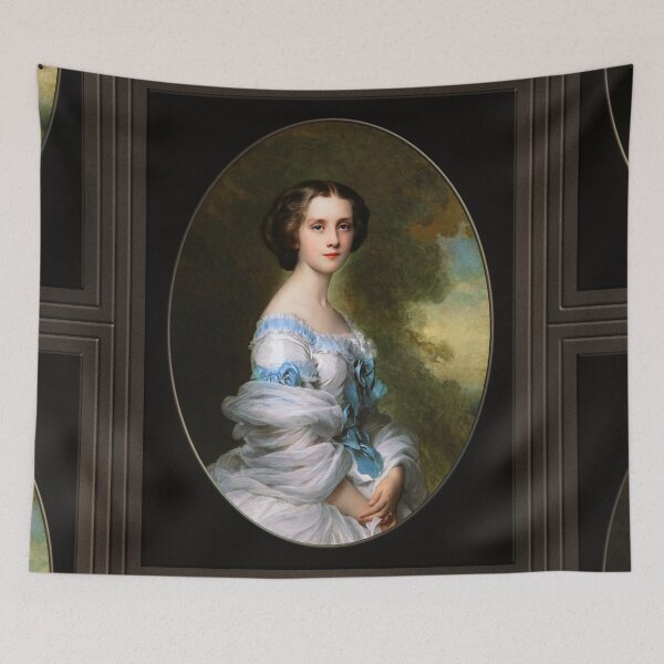 Item preview, Melanie Renouard de Bussiere by Franz-Xaver Winterhalter Fine Art Xzendor7 Old Masters Reproductions designed and sold by Xzendor7 Digital Art Creations.