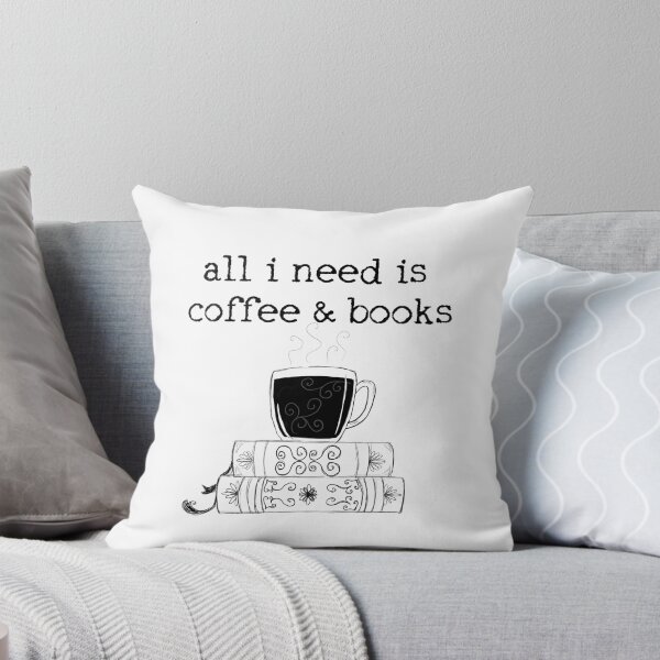 Item preview, all i need is coffee and books designed and sold by girllovesbooks.