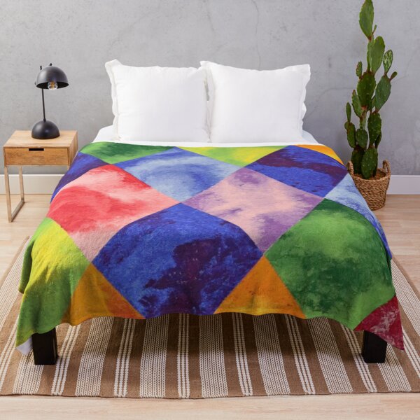 Item preview, Diamond Geometric Color Block Pattern designed and sold by TrolldollC.