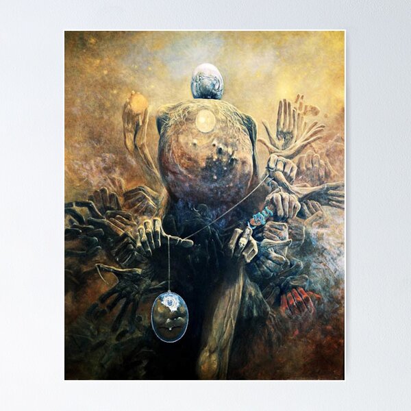 Item preview, Untitled, by Zdzisław Beksiński designed and sold by JustContemplate.