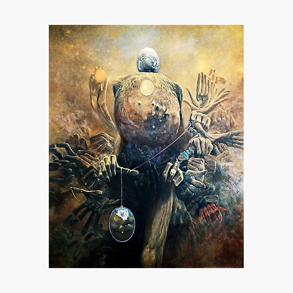 Item preview, Untitled, by Zdzisław Beksiński designed and sold by JustContemplate.