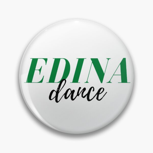 Item preview, EDINA Dance Green & Black Text Graphic designed and sold by rl2020.