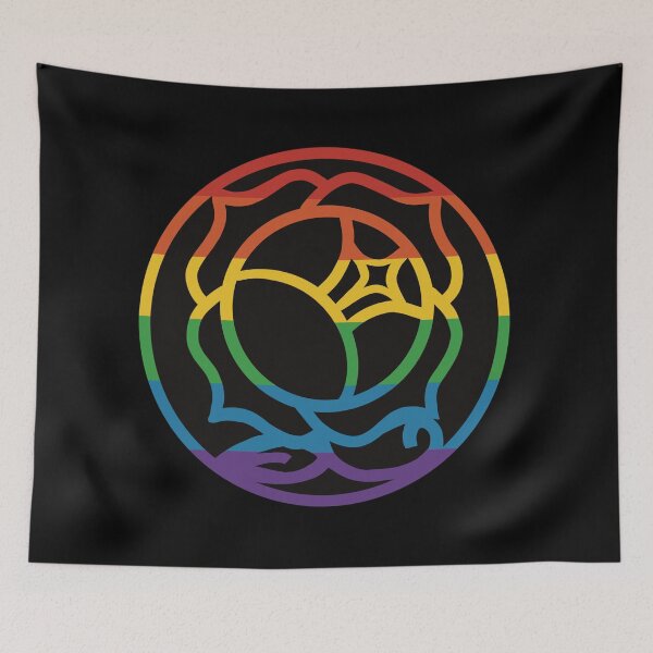 Item preview, Revolutionary girl rainbow rose logo line designed and sold by Namidere7.