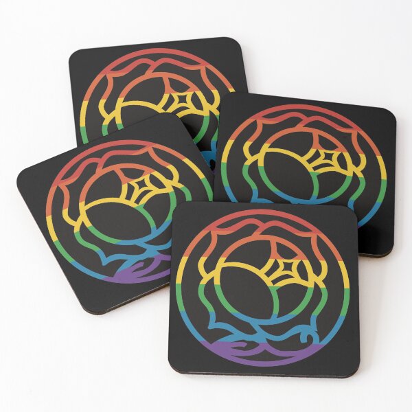 Item preview, Revolutionary girl rainbow rose logo line designed and sold by Namidere7.