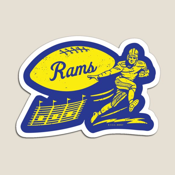 Los Angeles L.A. Rams SuperBowl LVI 56 Champions Football Logo Die-cut  MAGNET