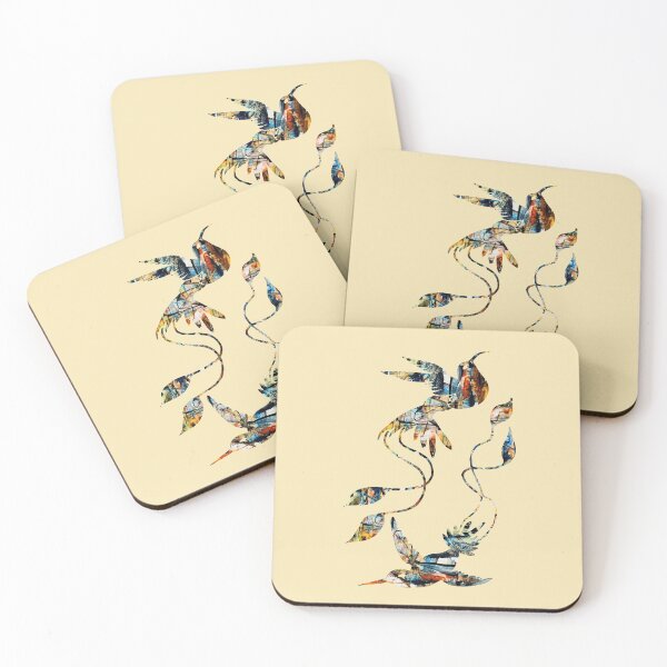 Item preview, trawler of emotions abstract hummingbirds designed and sold by TitaCris.