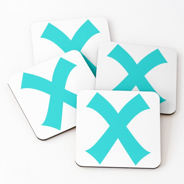 Item preview, blue X, X marks the spot, treasure hunt, box checked, Alphabet, X designed and sold by Nostrathomas66.