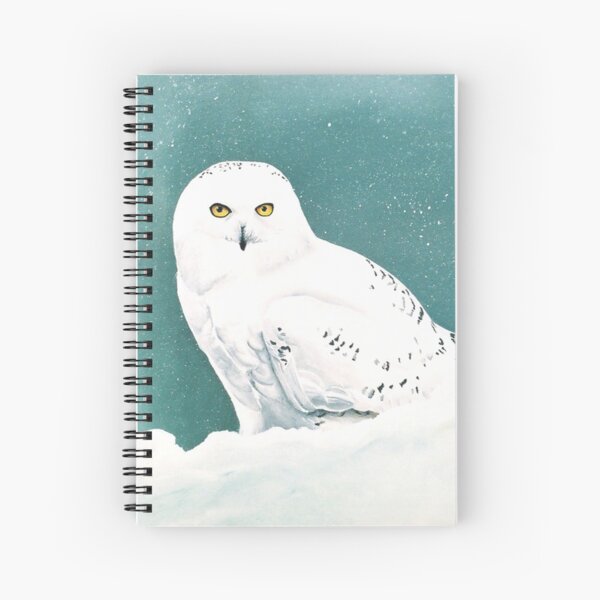 Arctic Snowy Owl Spiral Notebook