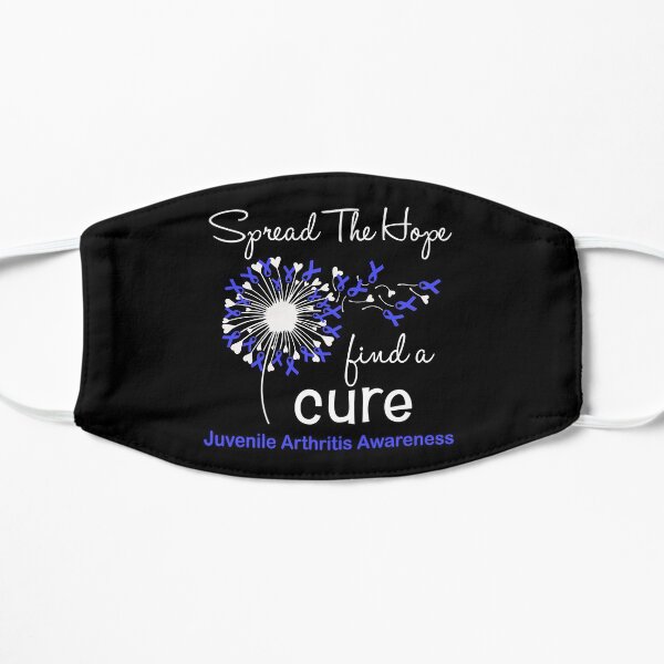 Spread The Hope Find A Cure Juvenile Arthritis Awareness Flat Mask