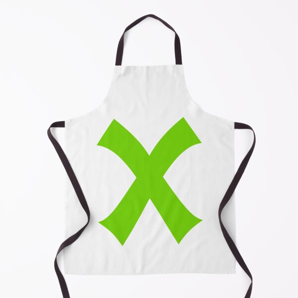 Item preview, Lime green X, X marks the spot, treasure hunt, box checked, Alphabet, X designed and sold by Nostrathomas66.