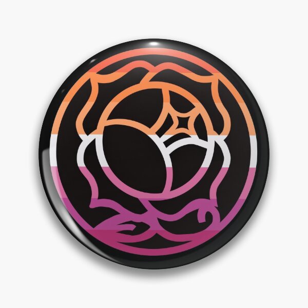 Item preview, Revolutionary girl lesbian flag rose designed and sold by Namidere7.