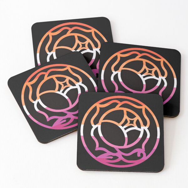 Item preview, Revolutionary girl lesbian flag rose designed and sold by Namidere7.