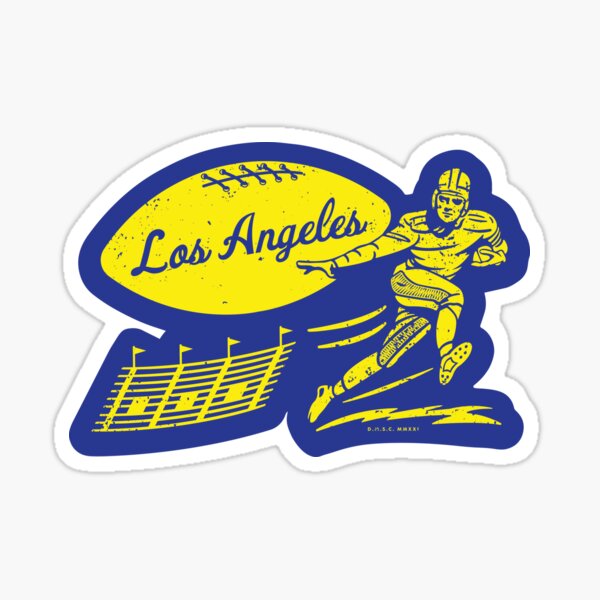Los Angeles Rams Alternate Future Helmet logo Vinyl Decal / Sticker 5