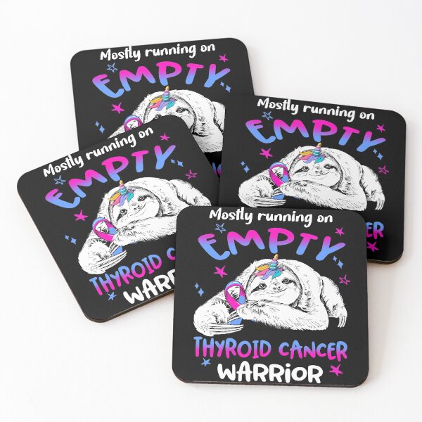 Item preview, Mostly running on Empty Thyroid Cancer Warrior designed and sold by ElizabethS809.