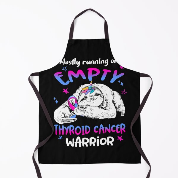 Item preview, Mostly running on Empty Thyroid Cancer Warrior designed and sold by ElizabethS809.