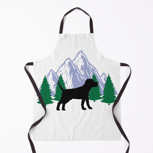 Item preview, beagle dog silhouette mountain tree christmas designed and sold by alaechamlal.
