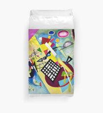 Kandinsky-Black Grid Duvet Cover