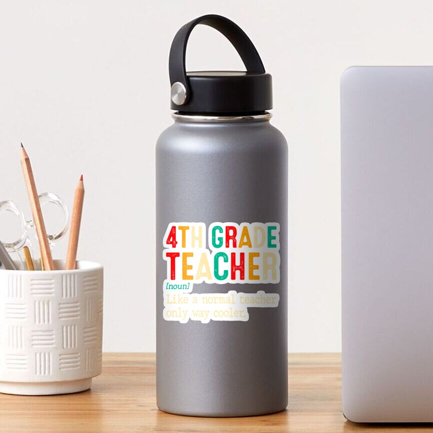 back-to-school-fourth-grade-definition-4th-grade-teacher-sticker-by-dangducbinh-redbubble