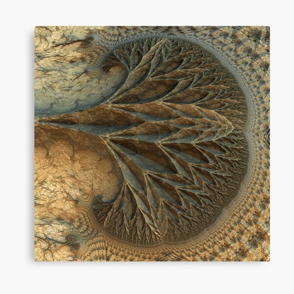 Stone Tree Fractal Canvas Print