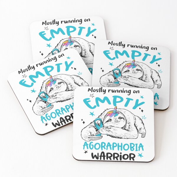 Item preview, Mostly running on Empty Agoraphobia Warrior designed and sold by ElizabethS809.